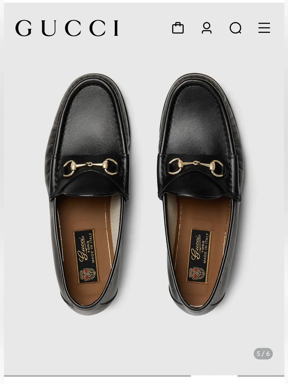 Gucci Women's Horsebit 1953 Loafer Size 41, US 11
